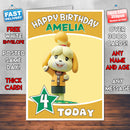 Personalised Amelia Character Birthday Card (SA)