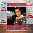 Personalised Amisha Patel 1 Bollywood Inspired Style Birthday Card (SA)