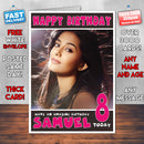 Personalised Amrita Rao 1 Bollywood Inspired Style Birthday Card (SA)