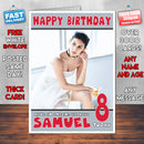 Personalised Amyra Dastur 2 Bollywood Inspired Style Birthday Card (SA)