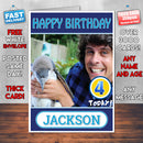 Personalised Andy's Baby Animals 2 Style Theme Personalised Kidshows Birthday Card (SA)