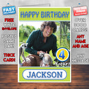 Personalised Andy's Baby Animals 3 Style Theme Personalised Kidshows Birthday Card (SA)