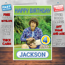 Personalised Andy's Baby Animals 4 Style Theme Personalised Kidshows Birthday Card (SA)