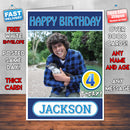 Personalised Andy's Baby Animals 5 Style Theme Personalised Kidshows Birthday Card (SA)