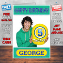 Personalised Andy's Wild Adventures 1 Style Theme Personalised Kidshows Birthday Card (SA)