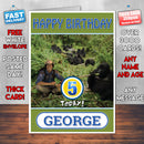 Personalised Andy's Wild Adventures 3 Style Theme Personalised Kidshows Birthday Card (SA)