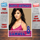 Personalised Anjana Sukhani Bollywood Inspired Style Birthday Card (SA)