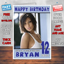 Personalised Anna Tatangelo Celebrity Inspired Style Birthday Card (SA)