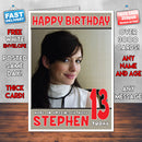 Personalised Anne Hathaway 1 INSPIRED THEME Celebrity Birthday Card (SA)