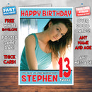 Personalised Anne Hathaway 2 INSPIRED THEME Celebrity Birthday Card (SA)