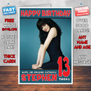 Personalised Anne Hathaway 3 INSPIRED THEME Celebrity Birthday Card (SA)