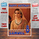 Personalised Anushka Sharma 1 Bollywood Inspired Style Birthday Card (SA)