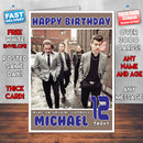 Personalised Arctic Monkeys 2 INSPIRED THEME Music Birthday Card (SA)
