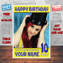 Personalised Areana Grande 6 INSPIRED THEME Celebrity Birthday Card (SA)