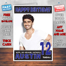 Personalised Arjun Kapoor INSPIRED THEME Celebrity Birthday Card (SA)