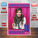 Personalised Ashley Tisdale 12 INSPIRED THEME Celebrity Birthday Card (SA)