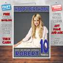 Personalised Ashley Tisdale 2 INSPIRED THEME Celebrity Birthday Card (SA)