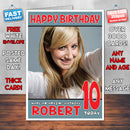 Personalised Ashley Tisdale 6 INSPIRED THEME Celebrity Birthday Card (SA)