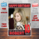 Personalised Ashley Tisdale 8 INSPIRED THEME Celebrity Birthday Card (SA)