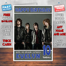 Personalised Asking Alexandria 2 INSPIRED THEME Music Birthday Card (SA)