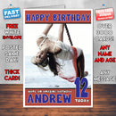 Personalised Australian Singer Celebrity Inspired Style Birthday Card (SA)
