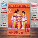 Personalised BABYMETAL Japanese Band Celebrity Inspired Style Birthday Card (SA)