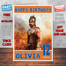 Personalised Baahubali 1 Bollywood Inspired Style Birthday Card (SA)