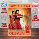 Personalised Baahubali 2 Bollywood Inspired Style Birthday Card (SA)