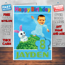 Personalised Baby Jake 4 Style Theme Personalised Kidshows Birthday Card (SA)