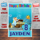 Personalised Baby Jake 5 Style Theme Personalised Kidshows Birthday Card (SA)