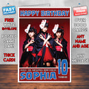 Personalised Baby Metal Celebrity Inspired Style Birthday Card (SA)