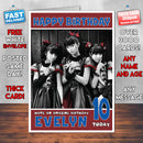 Personalised Babymetal 1 INSPIRED THEME Music Birthday Card (SA)