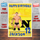 Personalised Barrett Nexus WWE Inspired Style Birthday Card (SA)