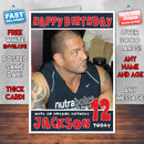 Personalised Batista 2 WWE Inspired Style Birthday Card (SA)