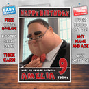 Personalised Bee Movie 1 Style Inspired Cartoon Birthday Card (SA)