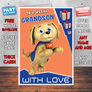 Personalised Ben The Dog Birthday Card (SA)