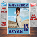 Personalised Beyonce 1 Celebrity Inspired Style Birthday Card (SA)