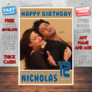 Personalised Bezubaan Ishq Bollywood Inspired Style Birthday Card (SA)