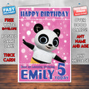 Personalised Bing 4 Style Theme Personalised Kidshows Birthday Card (SA)