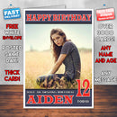 Personalised Birdy 2 Celebrity Inspired Style Birthday Card (SA)