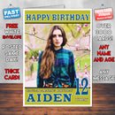 Personalised Birdy 3 Celebrity Inspired Style Birthday Card (SA)