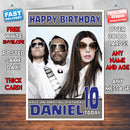 Personalised Black Eyed 1 INSPIRED THEME Music Birthday Card (SA)