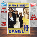 Personalised Black Eyed 2 INSPIRED THEME Music Birthday Card (SA)