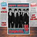 Personalised Boyfriend 2 INSPIRED THEME Music Birthday Card (SA)