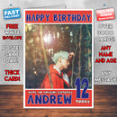 Personalised Boys Band Korean 1 Celebrity Inspired Style Birthday Card (SA)