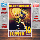 Personalised Break Dance Celebrity Inspired Style Birthday Card (SA)