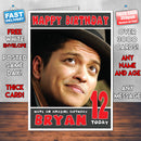 Personalised Bruno Mars Celebrity Inspired Style Birthday Card (SA)