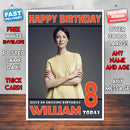 Personalised Caitriona Balfe 3 INSPIRED THEME Celebrity Birthday Card (SA)