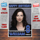 Personalised Caitriona Balfe 4 INSPIRED THEME Celebrity Birthday Card (SA)