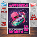 Personalised Candy Thief Style Inspired Cartoon Birthday Card (SA)